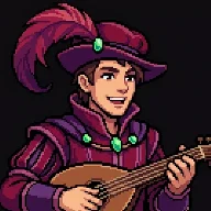 Bardo em pixel art