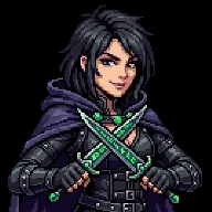 Ladina em pixel art
