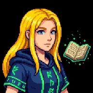 Maga em pixel art